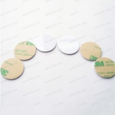 13.56MHZ PVC Blank NFC Disc Tags NTAG213 Adhesive